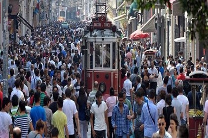 Türkiye nüfusunun yüzde 76,8&#039;i, il ve ilçelerde yaşıyor&#8232;&#8232;