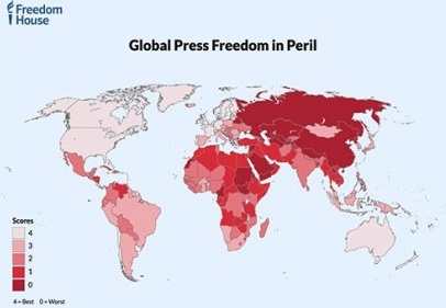Türkiye özgürlük skoru 100 üstünden 31
