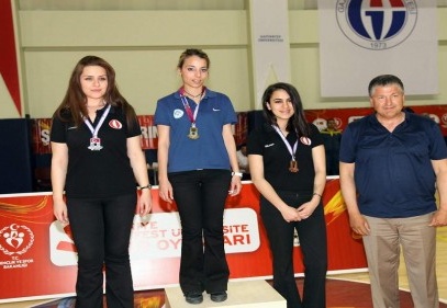 “Türkiye Üniversite Sporları Federasyonu Türkiye Pool 8 Top Bilardo Şampiyonları” ödüllendirildi
