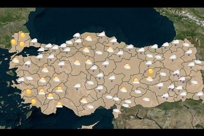 Türkiye yılın son günü kar altında 