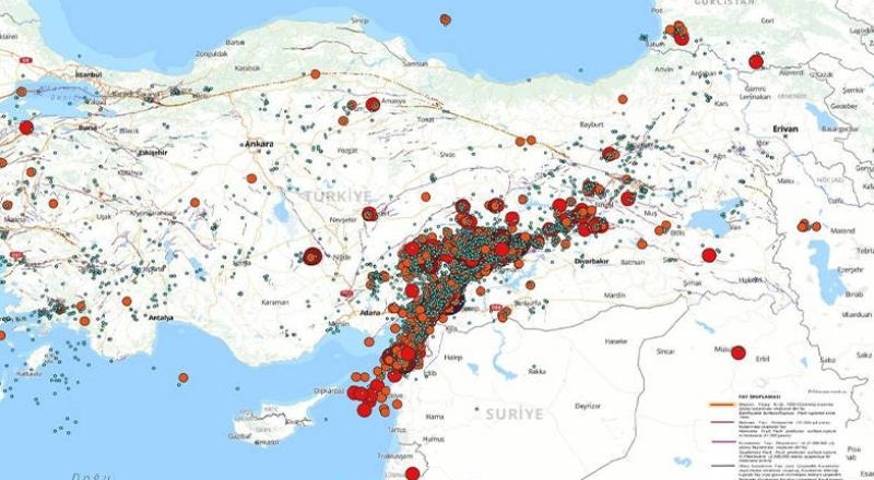 Türkiye'de bir ayda 13 bin deprem kaydedildi