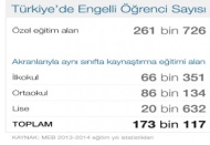 Türkiye’de engelli nüfus eğitimde de geri kalıyor