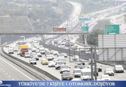Türkiye’de otomobil sayısı 11 milyon 740 bin 823’e ulaştı