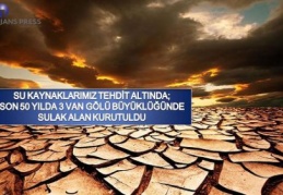 Türkiye’de son 50 yıl içerisinde Van Gölü’nün üç katı büyüklüğünde sulak alan kurutuldu