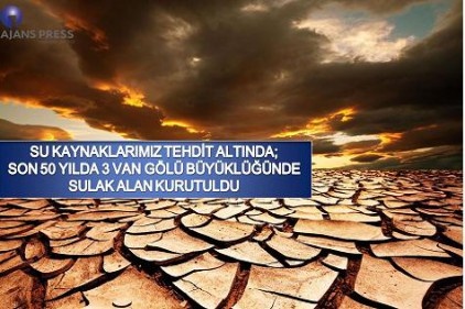 Türkiye&#8217;de son 50 yıl içerisinde Van Gölü&#8217;nün üç katı büyüklüğünde sulak alan kurutuldu