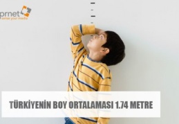 Türkiye’deki erkeklerin boy ortalamaları 1.74