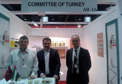 Türkiye’deki zeytin ve zeytin üreticileri Dobai Gul food Fuarı’nda