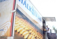 Türkiye'den Cerablus'a ekmek