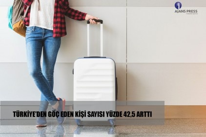 Türkiye&#8217;den yurt dışına göç edenlerin sayısı yüzde 42,5 arttı