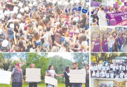 Türkiyeli kadınlar sokakta: Vazgeçmiyoruz