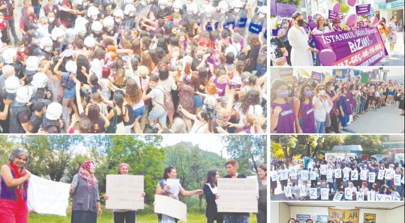 Türkiyeli kadınlar sokakta: Vazgeçmiyoruz