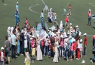 Türkiyeli ve Suriyeli çocuklar için şenlik