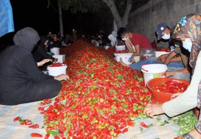 Türkiye’nin en güzel acı biberine emek veriyorlar