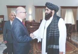 Türkiye'nin Kabil Büyükelçisi, Taliban hükûmetinin Dışişleri Bakanı Vekili'yle görüştü