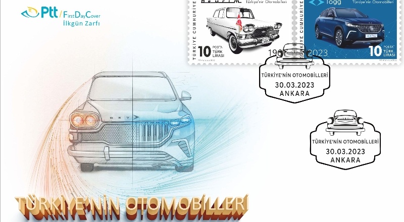 Türkiye’nin otomobilleri anma pulu oldu