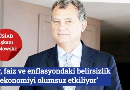 TÜSİAD Başkanı Kaslowski: ‘Kur, faiz ve enflasyondaki belirsizlik ekonomiyi olumsuz etkiliyor’