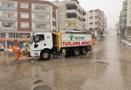 Tuzlama çalışması sürüyor