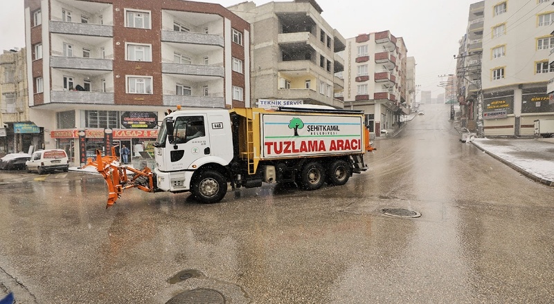 Tuzlama çalışması sürüyor