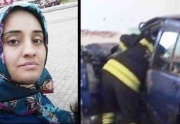 Üç çocuk annesi kadın, kaza kurbanı oldu