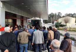 Üç işçi yaralandı