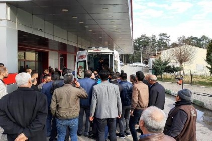 Üç işçi yaralandı