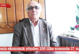 Ülkemiz ekonomik yönden 205 ülke arasında 17. sırada