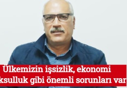 Ülkemizin işsizlik, ekonomi, yoksulluk gibi önemli sorunları var