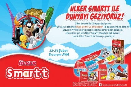 Ülker Smartt,, Gaziantep&#8217;teki Forum Alışveriş Merkezi&#8217;nde çocuklarla buluşacak