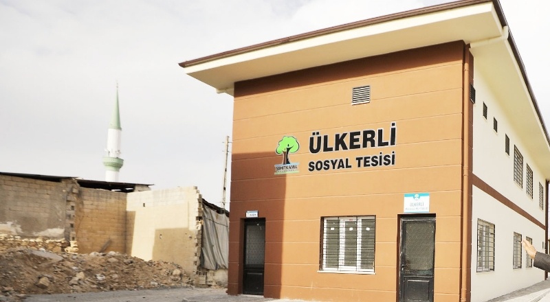 Ülkerli Mahallesi'nde sosyal tesis tamamlandı