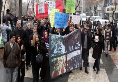 Uludere katliamı protesto edildi