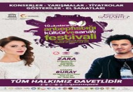 Uluslararası Antepfıstığı Kültür ve Sanat Festivali” başlıyor