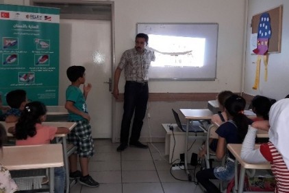 Uluslararası bir vakıf, Suriyeli çocuklara ağız bakımı yaptırıyor