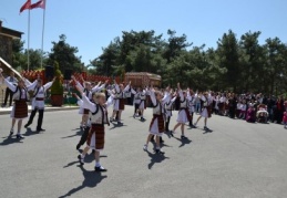 “Uluslararası Çocuk Halk Dansları Şenliği” sona erdi