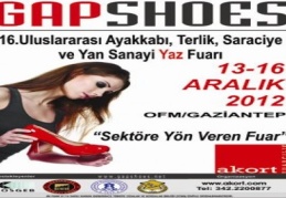 Uluslararası GAPSHOES Fuarı 13 Aralık’ta açılıyor 