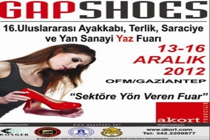 Uluslararası GAPSHOES Fuarı 13 Aralık&#8217;ta açılıyor 