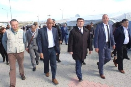 UNICEF İcra Kurulu Üyeleri Nizip-2 konteyner kentini ziyaret etti 