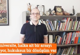 Üniversite, halka ait bir arsayı satıyor, hukuksuz bir dönüşüm var