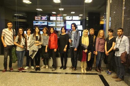 Üniversite Öğrencileri İstanbul&#8217;un medya kuruluşlarını gezdi