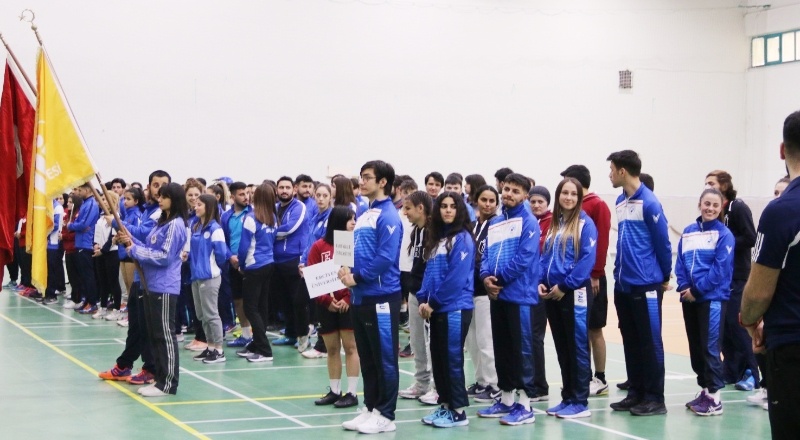 Üniversitelerarası 1.lig Badminton Müsabakaları başladı