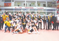Ürgüpspor Erkek voleybol takımı 1.lige yükseldi