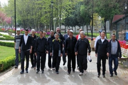 Üyeler arası kaynaşma için yürüdüler