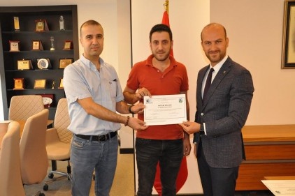 Uygulamalı girişimcilik eğitimi sertifika töreni düzenledi 