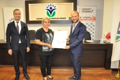 Uygulamalı girişimcilik eğitimi sertifika töreni düzenlendi