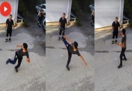 Uyuşturucu bağımlısından 112 ekibine 'Kungfulu' tepki