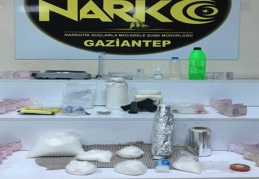 Uyuşturucu madde imalatı yapan işyerine baskın