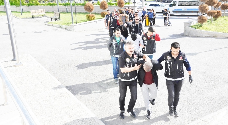 Uyuşturucu operasyonunda 12 kişi tutuklandı