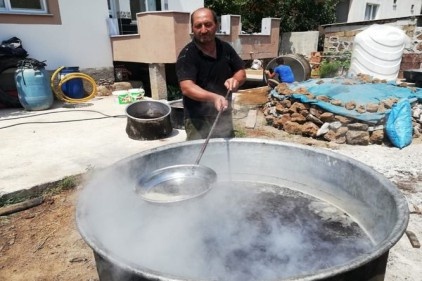 Üzüm pekmezi yapımına başlandı