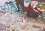 Üzüm salkımları, şıraya dönüşüyor