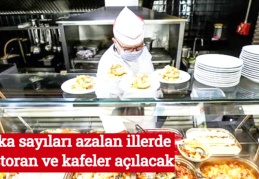 Vaka sayıları azalan illerde restoran ve kafeler açılacak
