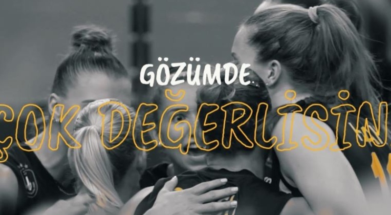 VakıfBanklı voleybolculardan kız çocuklarına özel şarkı